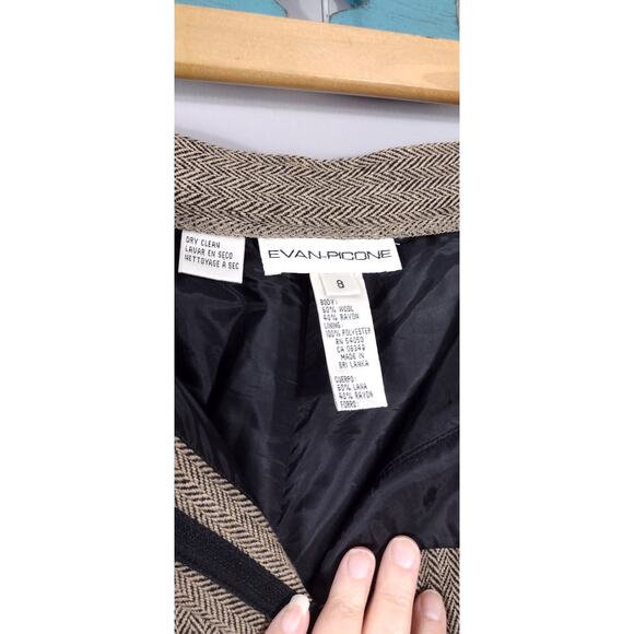 Evan Picone Womens Wool Rayon Blend Trouser Pants Size 8 - Picture 11 of 12